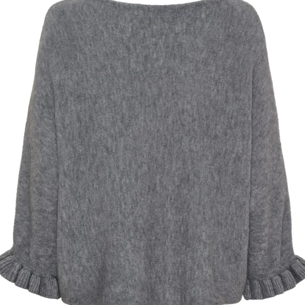 MARTA DU CHATEAU dame strik MdcElderflower 30003 - GrigioAntracite2901 New