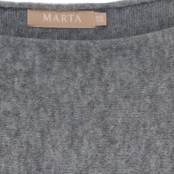 MARTA DU CHATEAU dame strik MdcElderflower 30003 - GrigioAntracite2901 New