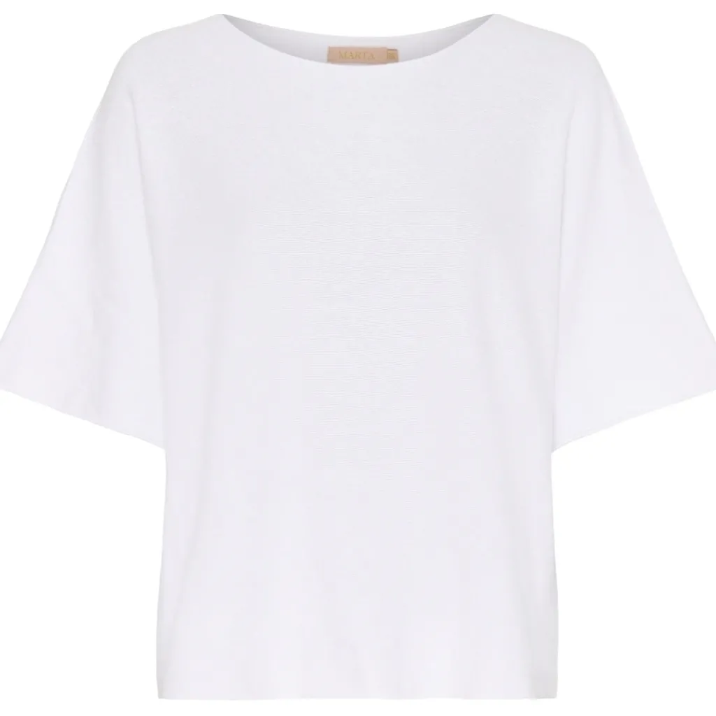 MARTA DU CHATEAU dame strik MdcSia 5003 - White Discount