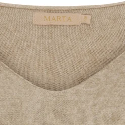 MARTA DU CHATEAU dame strik MDCCelina 5002 - Medium Beige Outlet