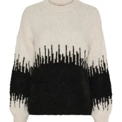 MARTA DU CHATEAU dame strik MdcAimee 5200 - Beige/Black Online