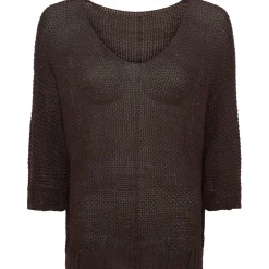 MARTA DU CHATEAU dame strik 7010 - Brown New