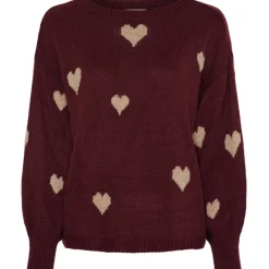 MARTA DU CHATEAU dame strik MdcClover 9582 - Bordeaux Sale