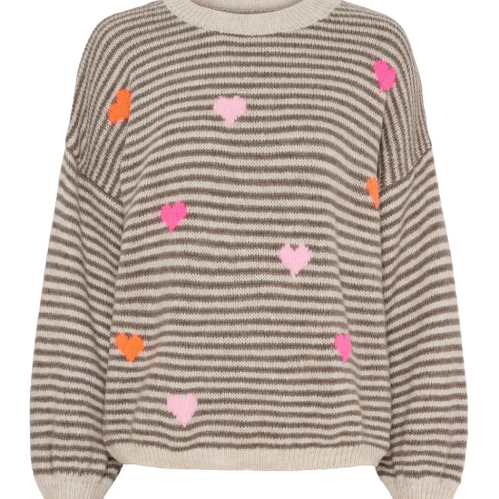 MARTA DU CHATEAU dame strik MdcIndie 8112 - Beige/Fango Sale