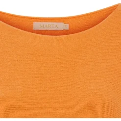 MARTA DU CHATEAU dame strik MDCDagmar 5001 - Orange14472 Online