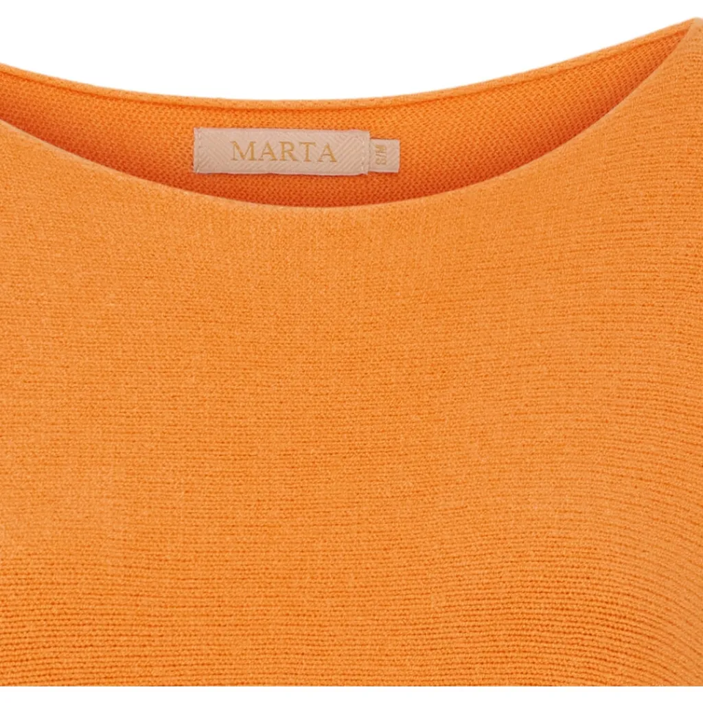 MARTA DU CHATEAU dame strik MDCDagmar 5001 - Orange14472 Online