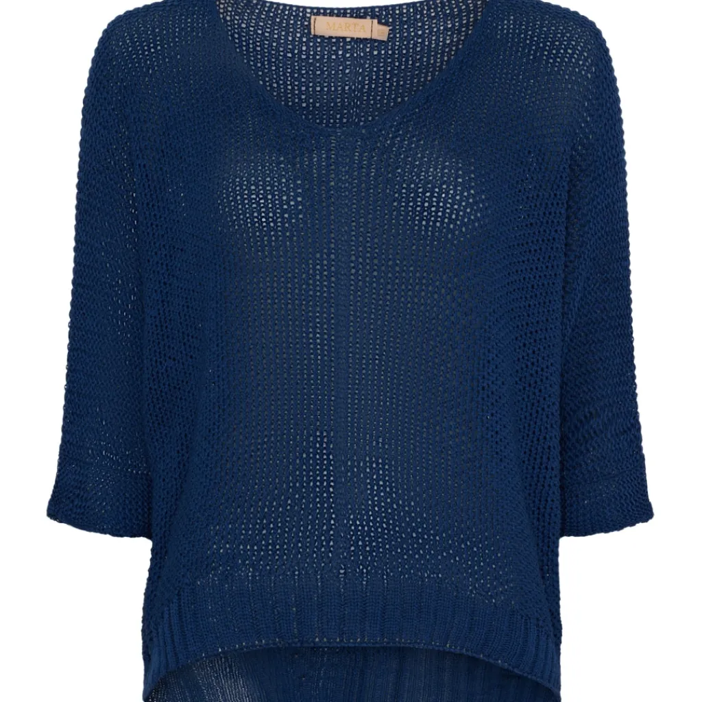 MARTA DU CHATEAU dame strik 7010 - Blue4171 Sale