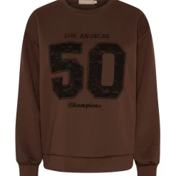 MARTA DU CHATEAU dame sweatshirt MdcLiora 58512M - Moro/Black Hot