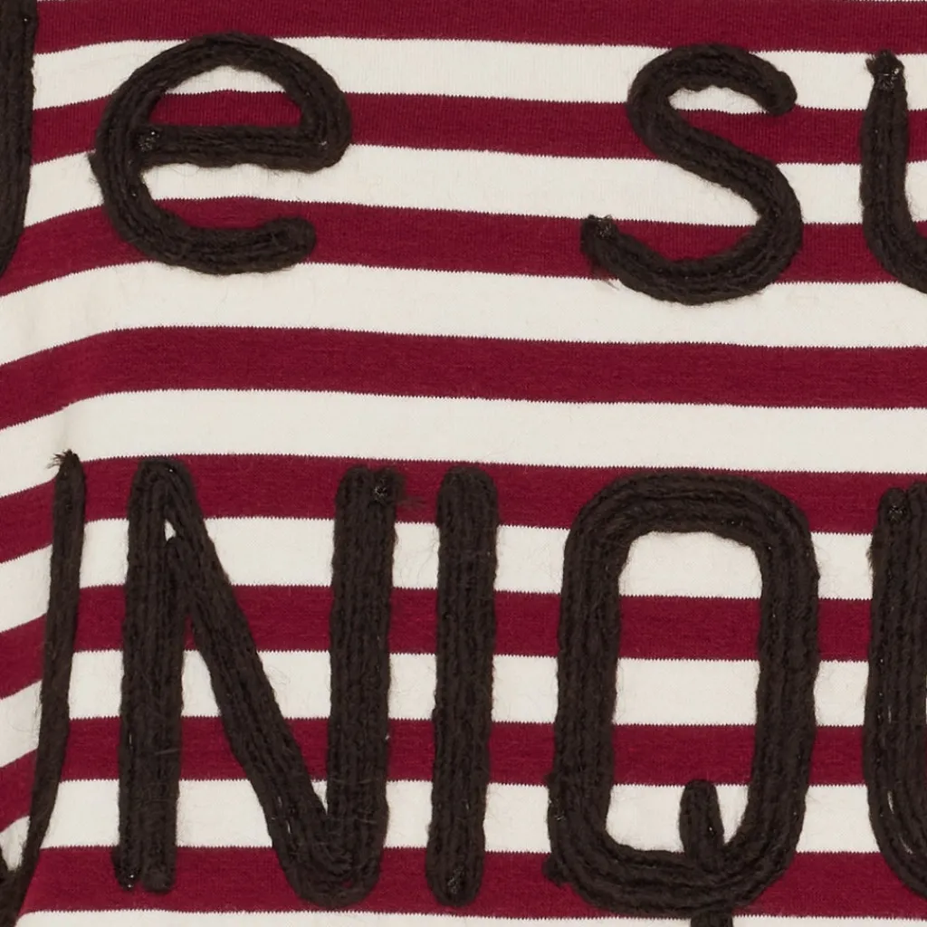 MARTA DU CHATEAU dame sweatshirt MdcFenja 38817 - Bordeaux/Moro Clearance