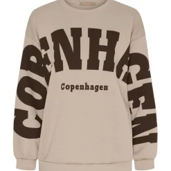 MARTA DU CHATEAU dame sweatshirt MdcHibiscus 22659 - Beige new Best