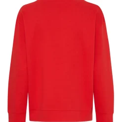 MARTA DU CHATEAU dame sweatshirt MdcAnnemette J-639 - Red Clearance