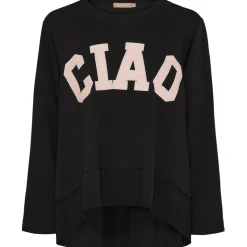 MARTA DU CHATEAU dame sweatshirt MdcCharline 85783 - Black Discount