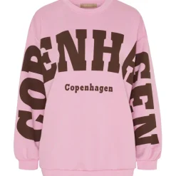 MARTA DU CHATEAU dame sweatshirt MdcHibiscus 22659 - Pink Hot