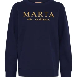 MARTA DU CHATEAU dame sweatshirt MdcAnnemette J-639 - Navy Online