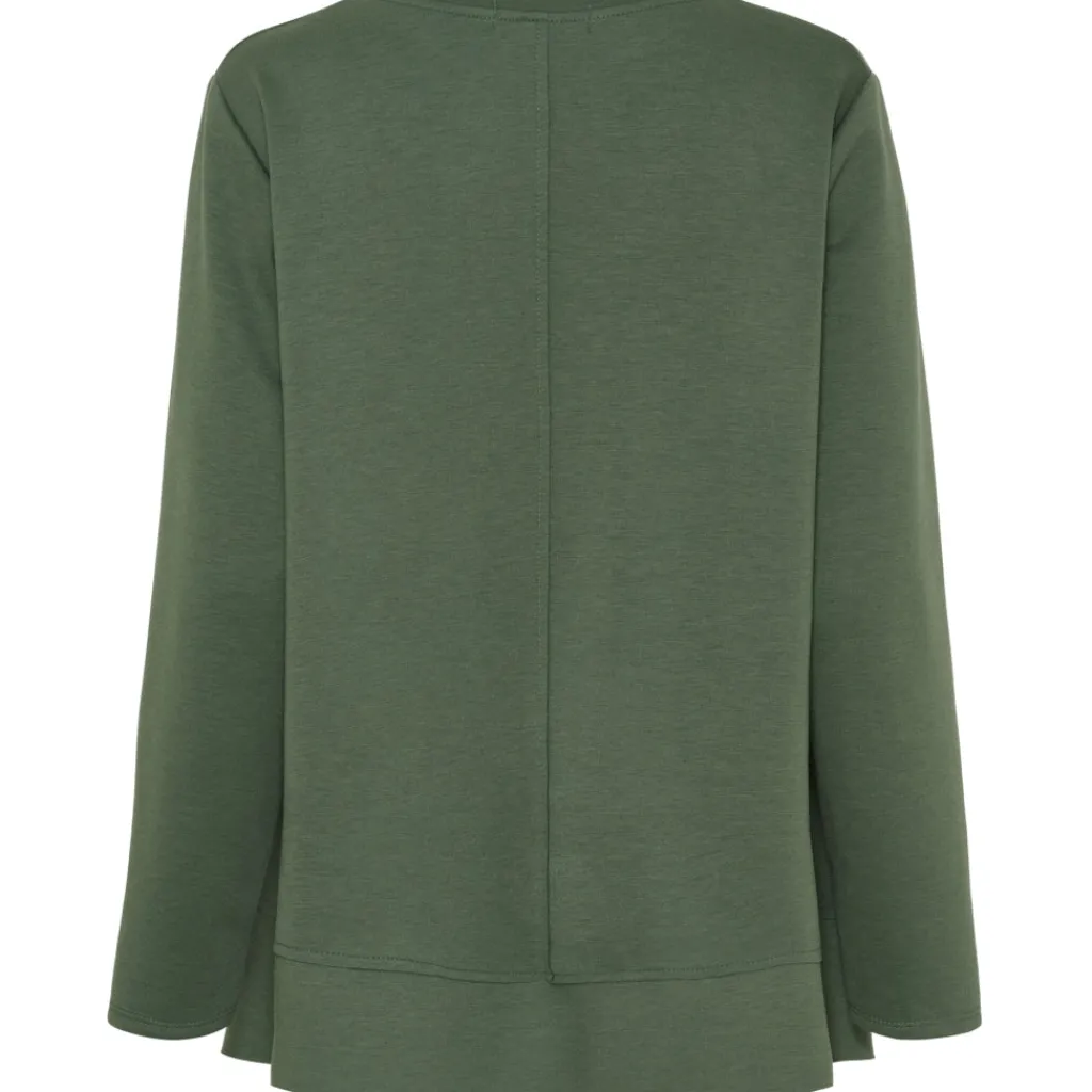 MARTA DU CHATEAU dame sweatshirt MdcCharline 85783 - Military