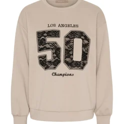 MARTA DU CHATEAU dame sweatshirt MdcLiora 58512M - Fango/black Best