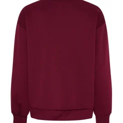 MARTA DU CHATEAU dame sweatshirt MdcLiora 58512M - Bordeaux161/Black Best