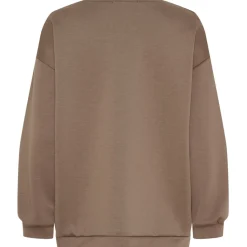 MARTA DU CHATEAU dame sweatshirt MdcHibiscus 22659 - Fango New