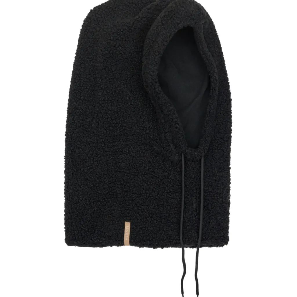 MARTA DU CHATEAU dame Teddy Balaclava MdcCleore 172-1400-A - Black Clearance