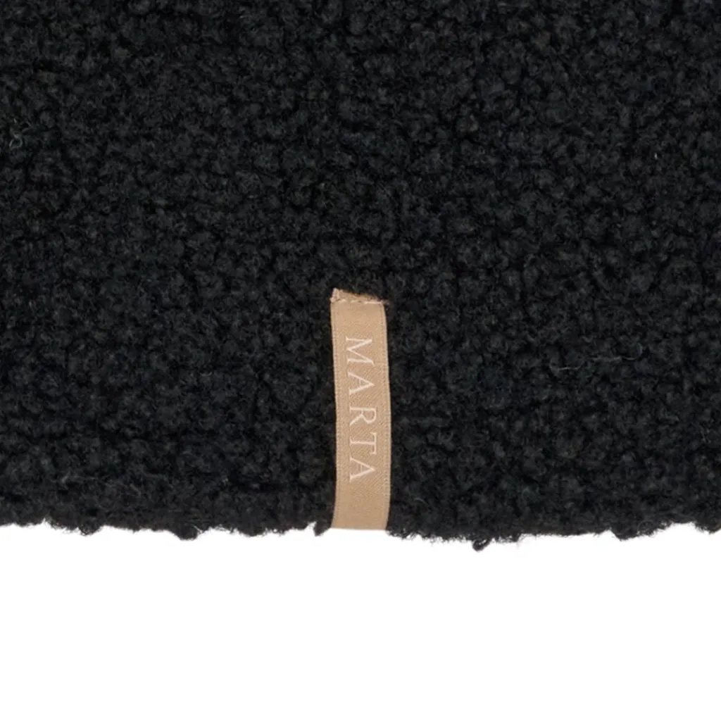 MARTA DU CHATEAU dame Teddy Balaclava MdcCleore 172-1400-A - Black Clearance