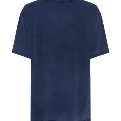 MARTA DU CHATEAU dame tee MdcInge .0532 - Blue scuro New