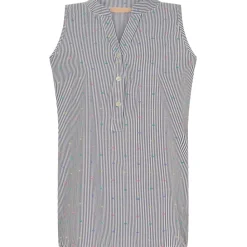 MARTA DU CHATEAU dame top MdcSolvej - Blackprint2 Outlet