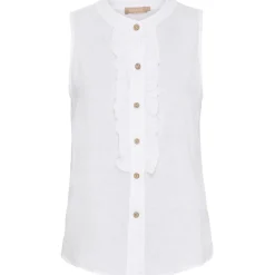 MARTA DU CHATEAU dame top MdcMalene 258356 - Optical White Clearance