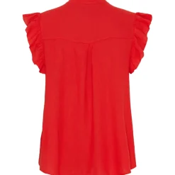 MARTA DU CHATEAU dame top Mdclise - Red New