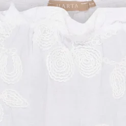 MARTA DU CHATEAU dame top MdcCassandra 7118 - White Discount