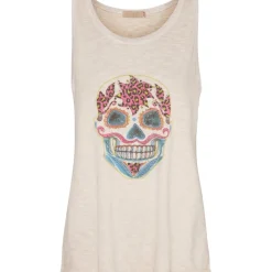 MARTA DU CHATEAU dame top 6313 - Beige1652 Discount