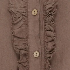 MARTA DU CHATEAU dame top MdcMalene 258356 - Cold brown Hot