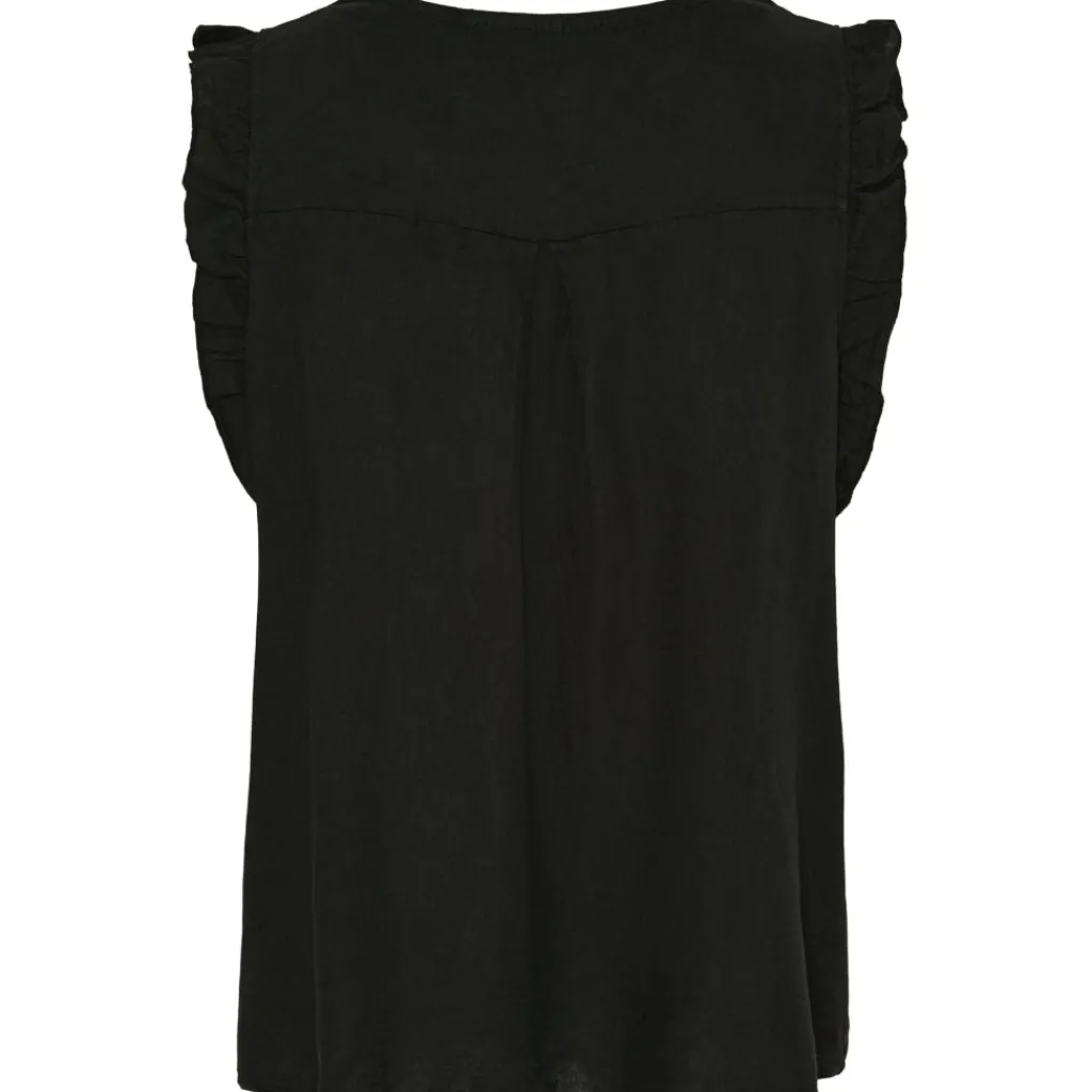 MARTA DU CHATEAU dame top MdcElke - Black New