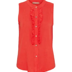 MARTA DU CHATEAU dame top MdcMalene 258356 - Red5604 Clearance