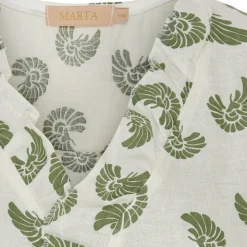 MARTA DU CHATEAU dame top MdcElke - White/Military Sale