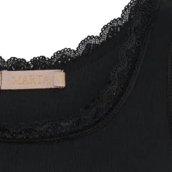 MARTA DU CHATEAU dame top MdcAngeline 2499 - Black Discount