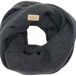 MARTA DU CHATEAU dame tørklæde 194007 - Dark Grey Outlet