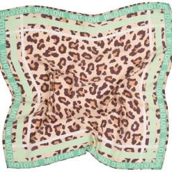 MARTA DU CHATEAU dame tørklæde MdcJuline FA1-Scarf - Green Leo Hot