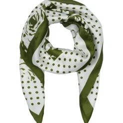 MARTA DU CHATEAU dame tørklæde MdcJuline FA-Scarf - Green31215 Discount