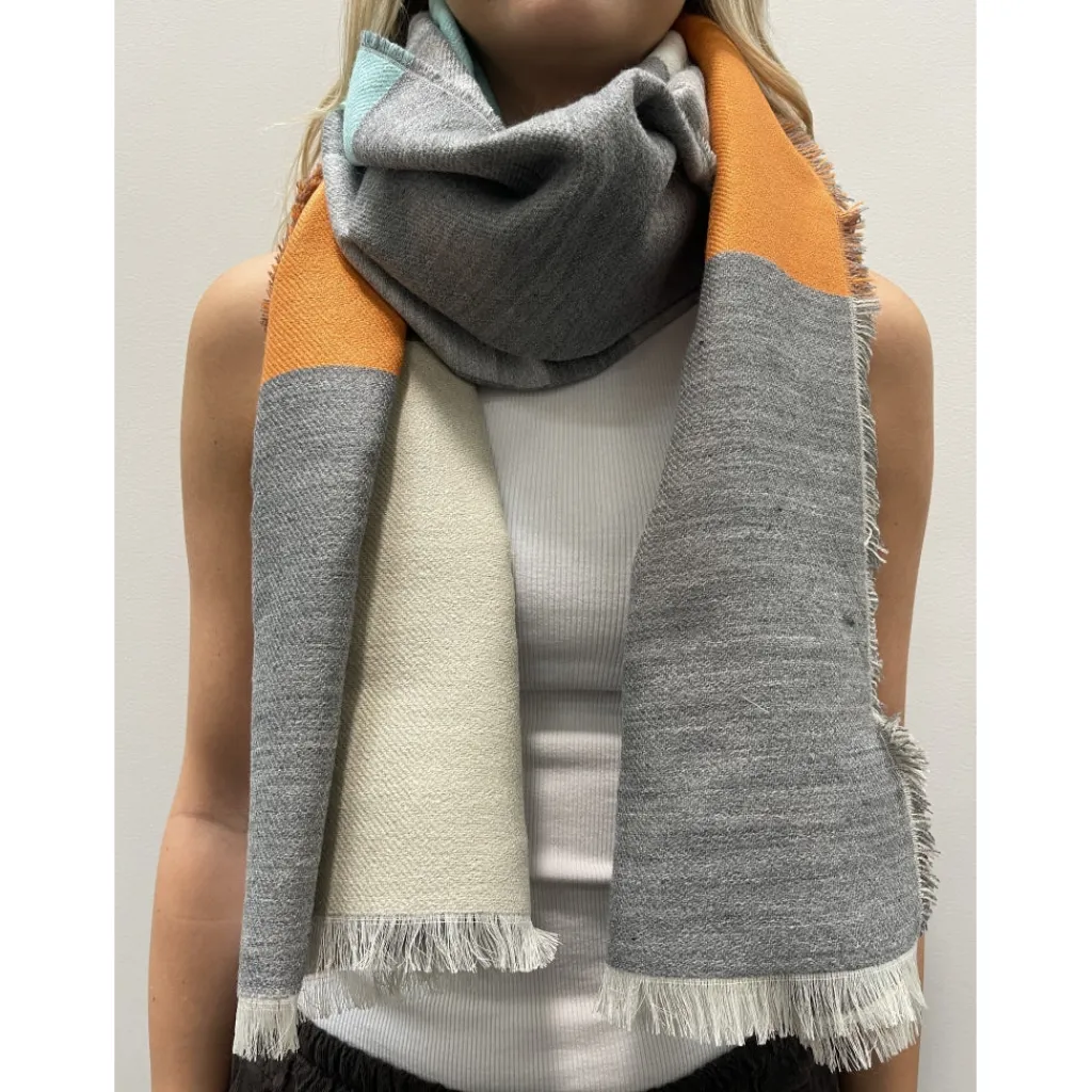 MARTA DU CHATEAU dame tørklæde MdcNyla BA-2865 - Grey Best