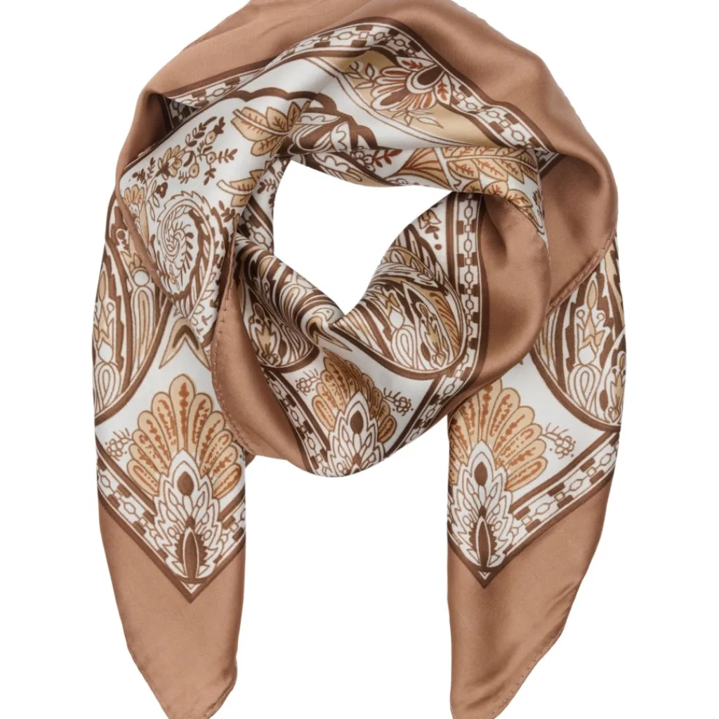 MARTA DU CHATEAU dame tørklæde MdcJuline FA-Scarf - Brown31206 Best