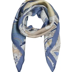 MARTA DU CHATEAU dame tørklæde MdcJuline FA-Scarf - Blue31232