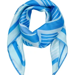 MARTA DU CHATEAU dame tørklæde MdcJuline FA1-Scarf - Blue181 Clearance