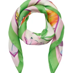MARTA DU CHATEAU dame tørklæde MdcJuline FA1-Scarf - Green Hot