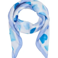 MARTA DU CHATEAU dame tørklæde MdcJuline FA1-Scarf - Blue90 Hot