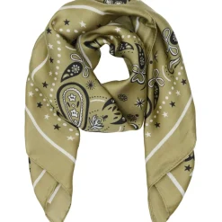 MARTA DU CHATEAU dame tørklæde MdcJuline FA-Scarf - Green31237 Discount