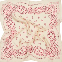 MARTA DU CHATEAU dame tørklæde MdcJuline FA1-Scarf - White/Red1511 Hot