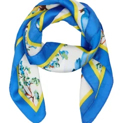 MARTA DU CHATEAU dame tørklæde MdcJuline FA1-Scarf - Blue108 New