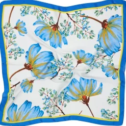 MARTA DU CHATEAU dame tørklæde MdcJuline FA1-Scarf - Blue108 New