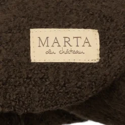 MARTA DU CHATEAU dame tørklæde 194007 - Brown Discount
