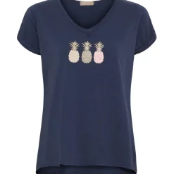 MARTA DU CHATEAU dame T-shirt MdcGemma 22031 - Dark Blue Online